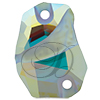 SWAROVSKI 3257 Divine Rock Sew-on Stone Crystal AB